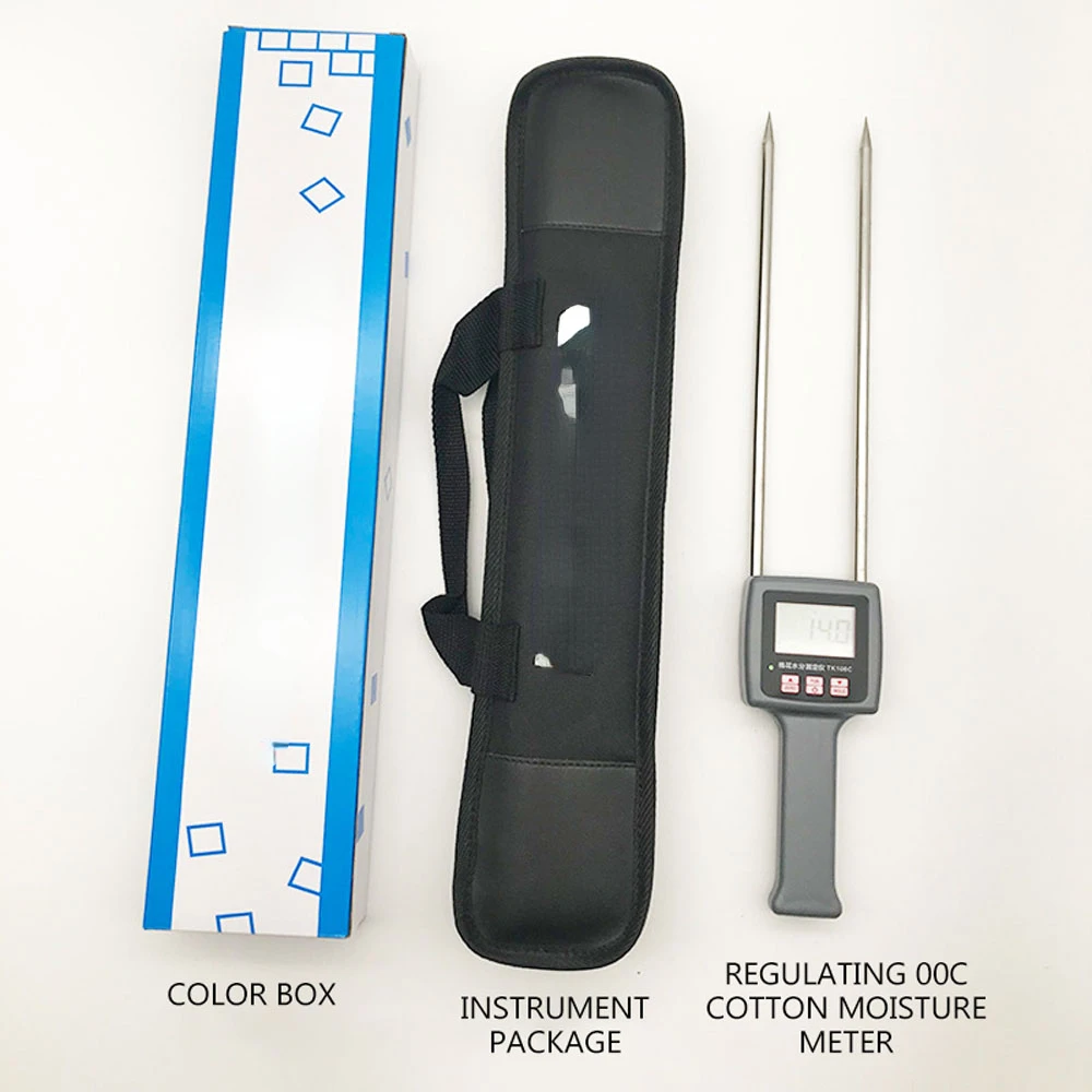 High Accuracy Digital Hay Moisture Meter for Forage Leymus Realgar Alfalfa grass with Probe Type Sensor