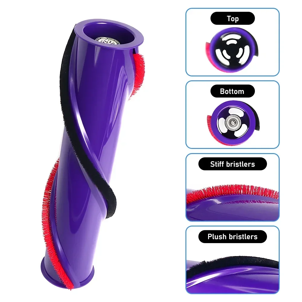 Rouleau de brosse, pièce de rechange pour aspirateur Dyson V10, Compatible avec rouleau de brosse sans fil, Kit de remplacement de rouleau de barre de brosse