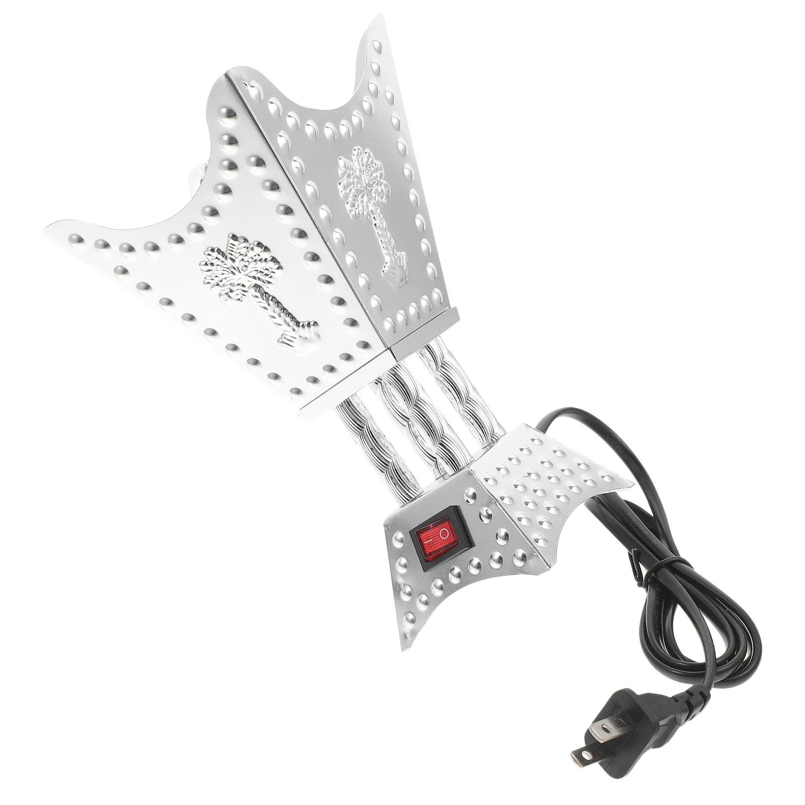

Electric Incense Burner Middle Eastern Style Plug-In Censer Home Decor Metal Aroma Heater Retro Holder Us Plug
