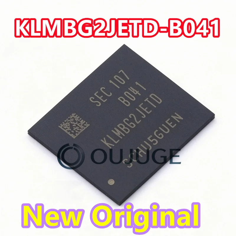 (1-10PCS)New Original KLMBG2JETD-B041 KLMBG2JETD FBGA-153 eMMC 32G 5.1 version memory chip IC
