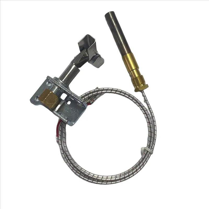 Gas Fireplace Oven Temperature Sensor Thermopile and Burner Components Fryer Part Gas LPG NG Pilot Burner Assembly thermocouples