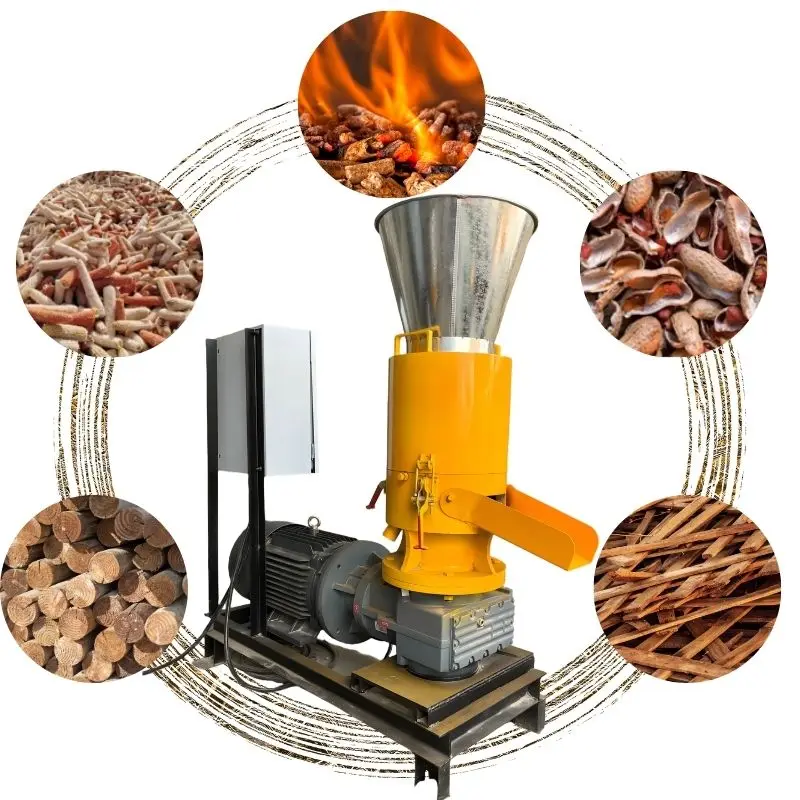 Weiwei Straw Wood Chips Rice Husks Biomass Pellet Machine Biomass Wood Pellet Biomass Wood Sawdust Pellets Making Machine