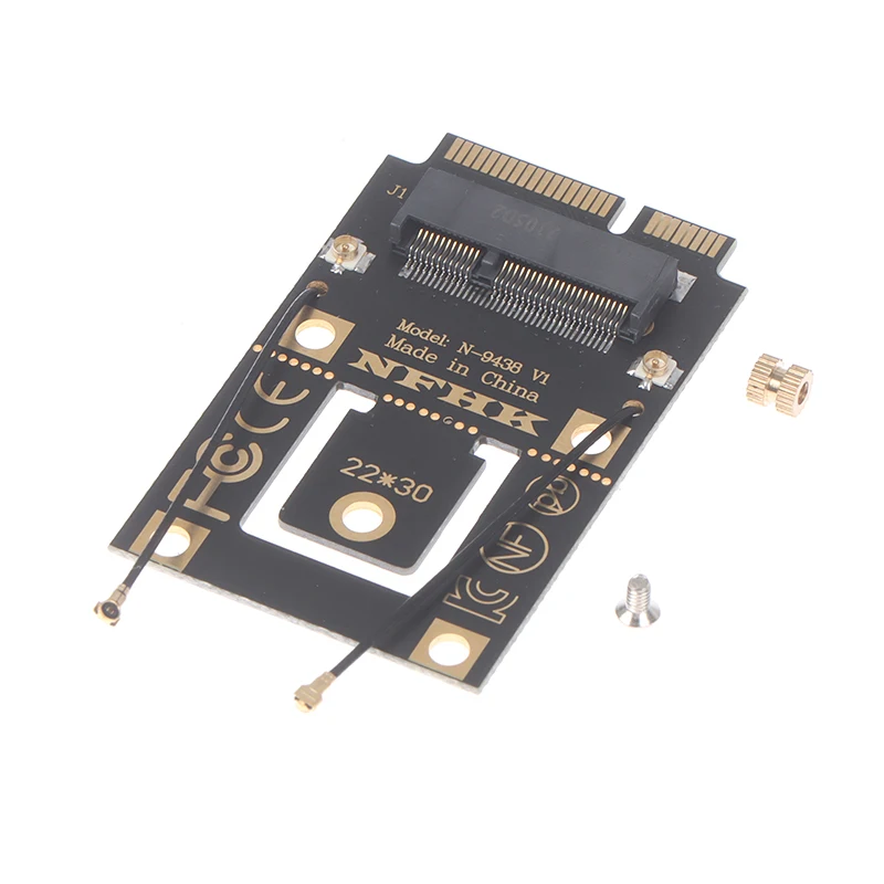 Адаптер M.2 NGFF на Mini PCI-E (PCIe + USB) для M.2 Wifi Bluetooth плата Wireless Wlan Card Intel AX200 9260 8265 для ноутбука