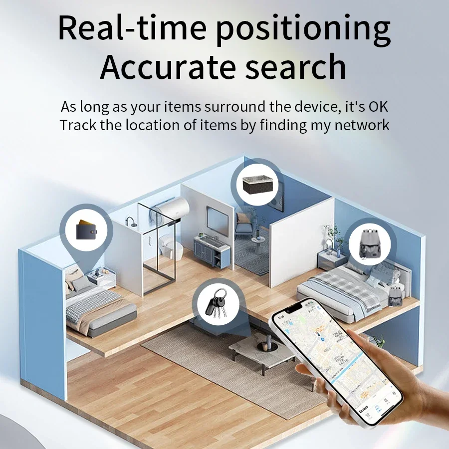 جهاز المسار الذكي AirTag بلوتوث لتحديد المواقع المقتفي لنظام IOS العثور على تطبيقي مكافحة فقدان الأمتعة مفتاح سيارة الحيوانات الأليفة طفل مكتشف محدد الموضع
