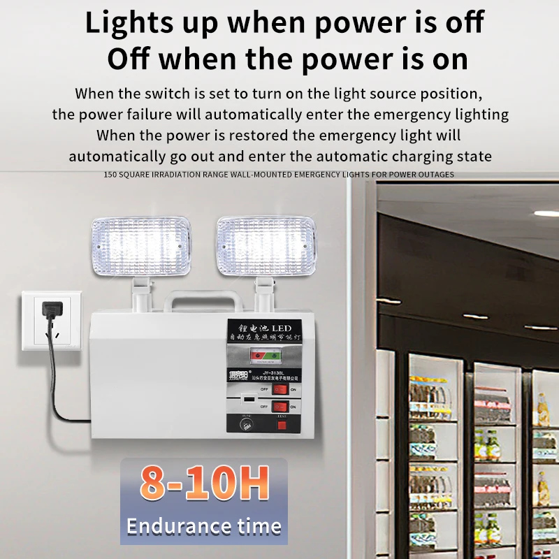 Multifunctional Fire Emergency Light Two-In-One Led Home Power Outage Indicator Light Evacuation Integrated Lighting