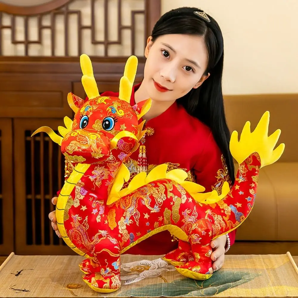 

Chinese Dragon Chinese Dragon Plush Toys Animal Zodiac Dragon Zodiac Drago Plush Toys Red Stuffed Dragon Year Mascot Doll Party
