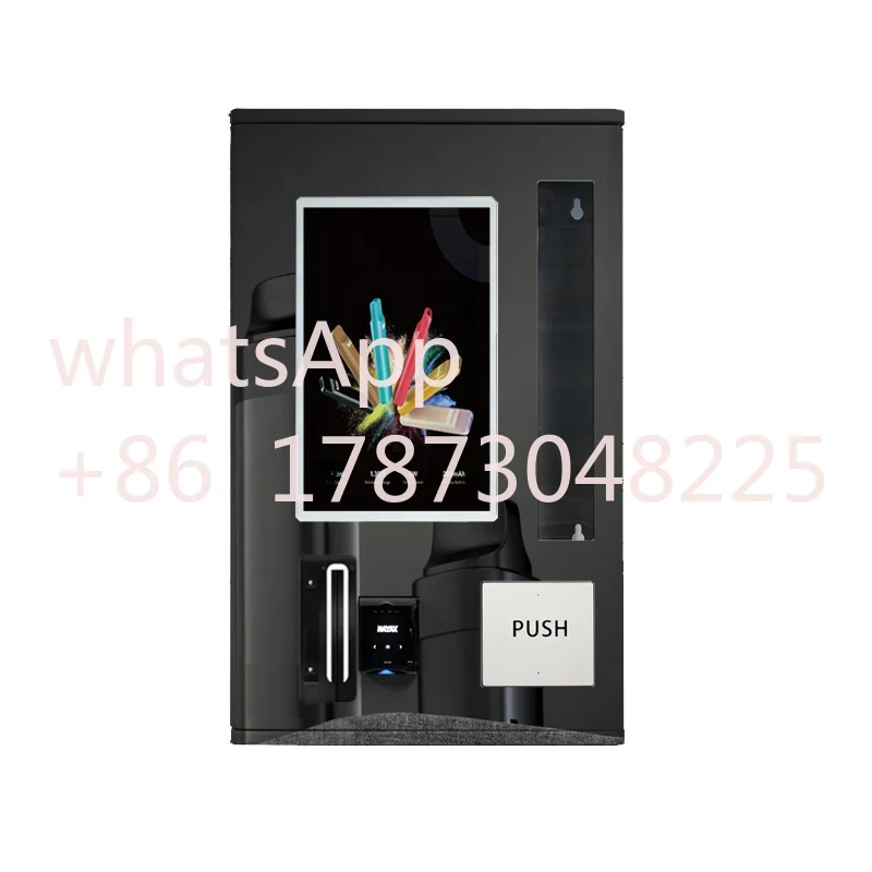 21.5 Inch Mini Touch Screen Age Verification Vending Machine Small Wall Mounted Credit Card Payment System ID Card Reader