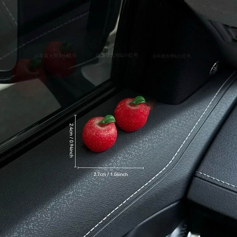 Simulation Fruit Car Small Ornament Healing Department Office Desktop Ornament Decompression Mini Decorative Ornament Safe