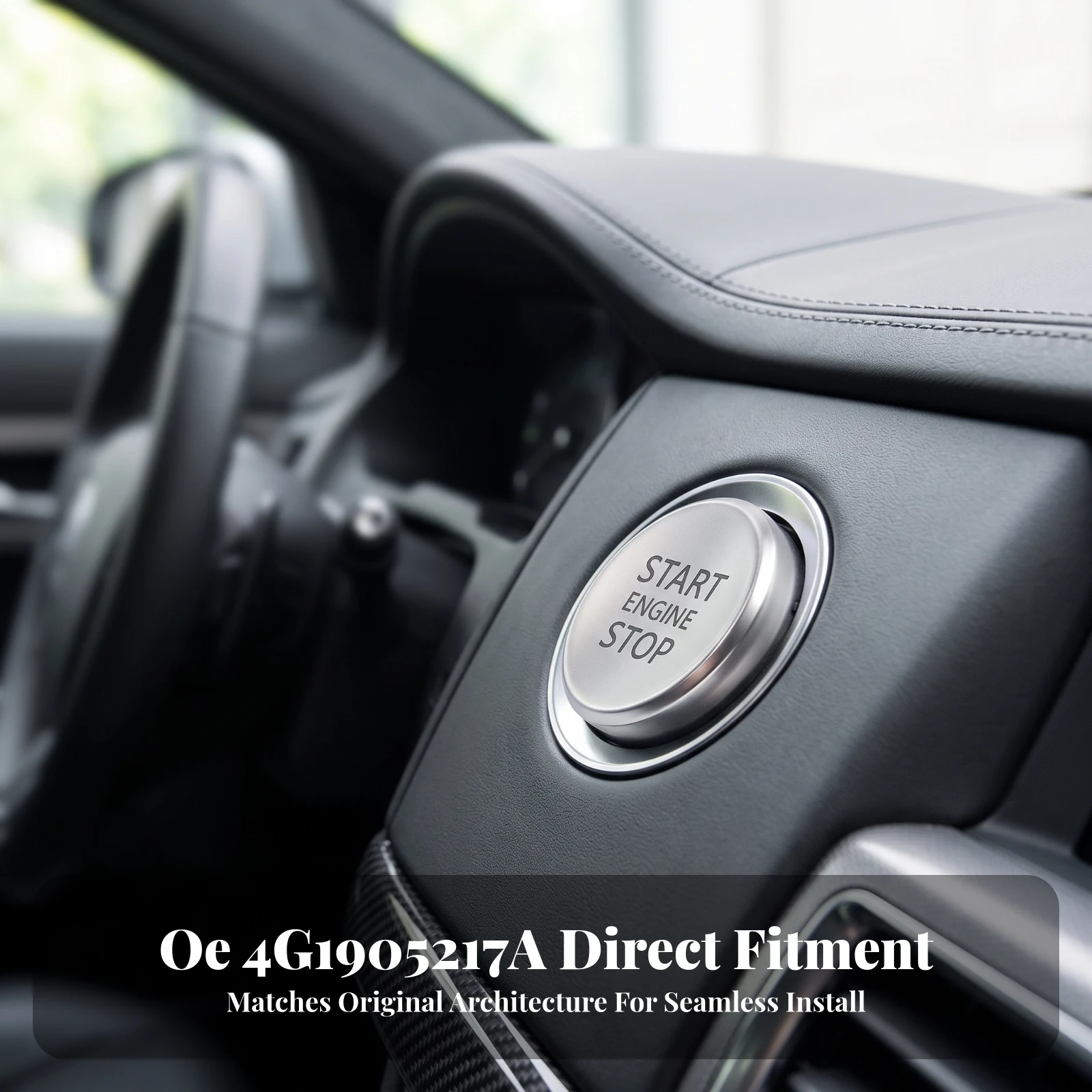 Ignition Activator Stop Switch OEM Replacement Push Button Start Switch Wear-Resistant Responsive for Car Repair