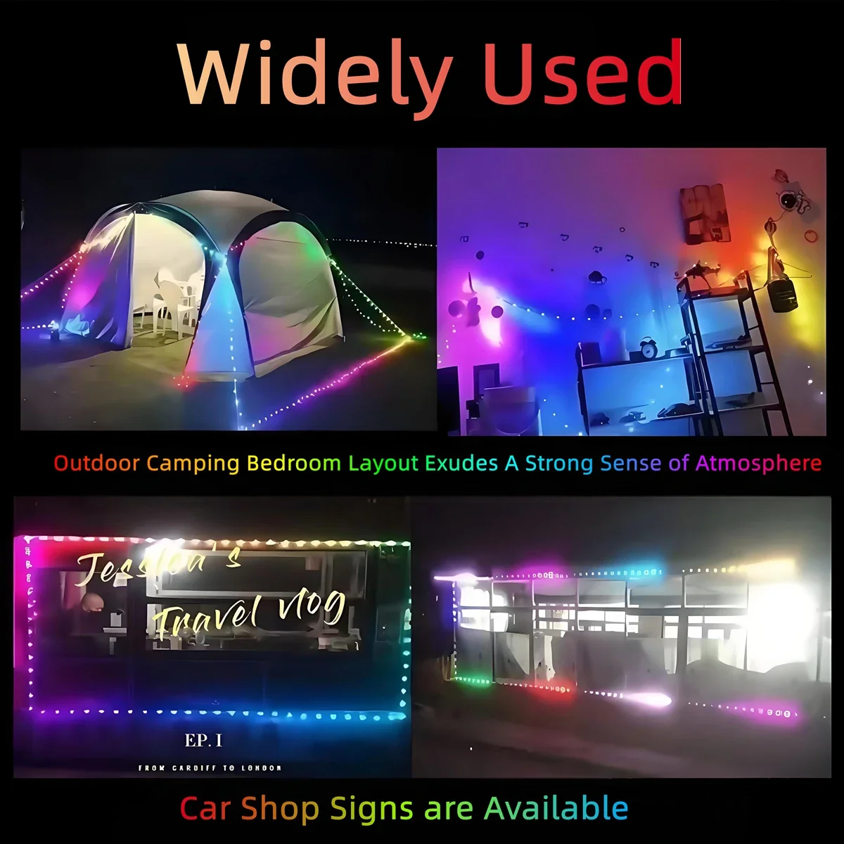 Dreamcolor WS2812B RGBIC Bluetooth APP Control LED String Lights DIY USB Lamp Fairy Garland for Party Festival Tree Wedding Deco