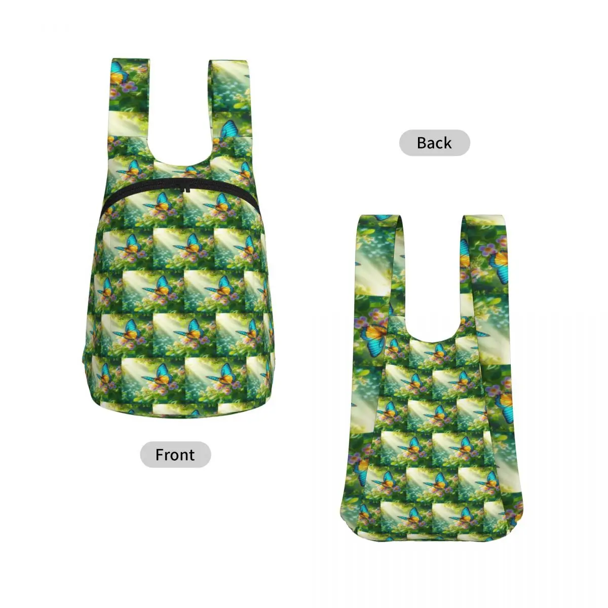 Nature And Imagination In Watercolor Magic Backpack Storage BookBag Children School Bag Laptop Shoulder Bags for Men Women