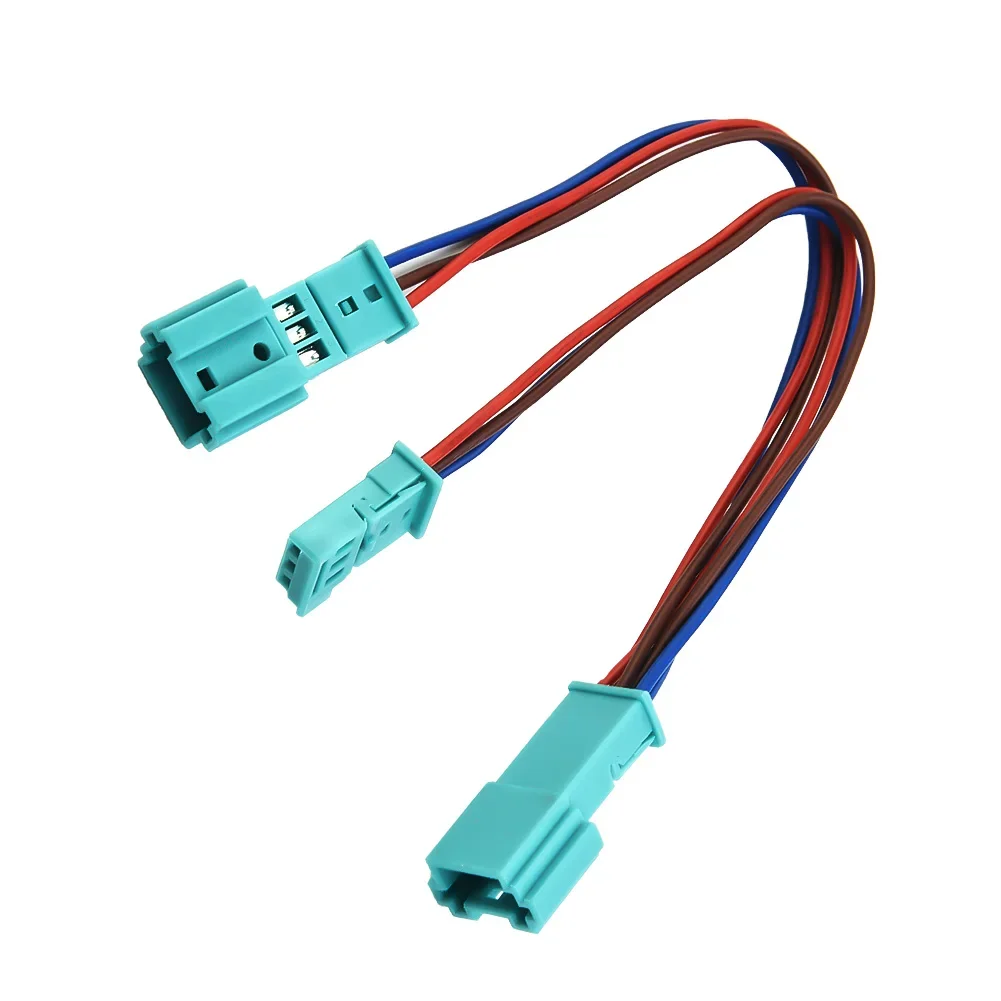 LED Y-Adapter Cable Cupholder Auto AC/Radio Blue For BMW F30/F31/F80/19cm 3-Pin Ambient Light Accessories