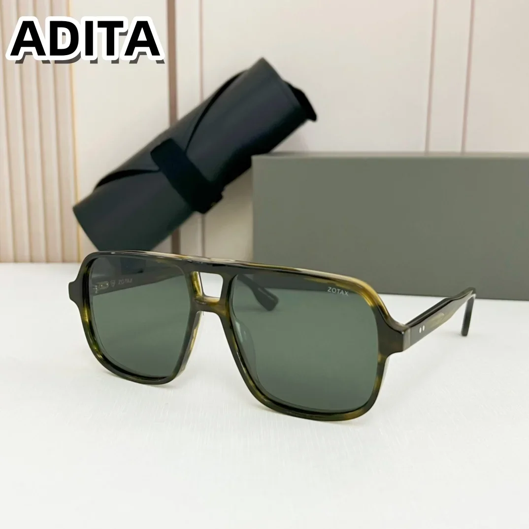 ZOTAX DTX718 مقاس 56-18 نظارات شمسية عالية الجودة للرجال من التيتانيوم بتصميم عصري نظارات شمسية للنساء مع صندوق