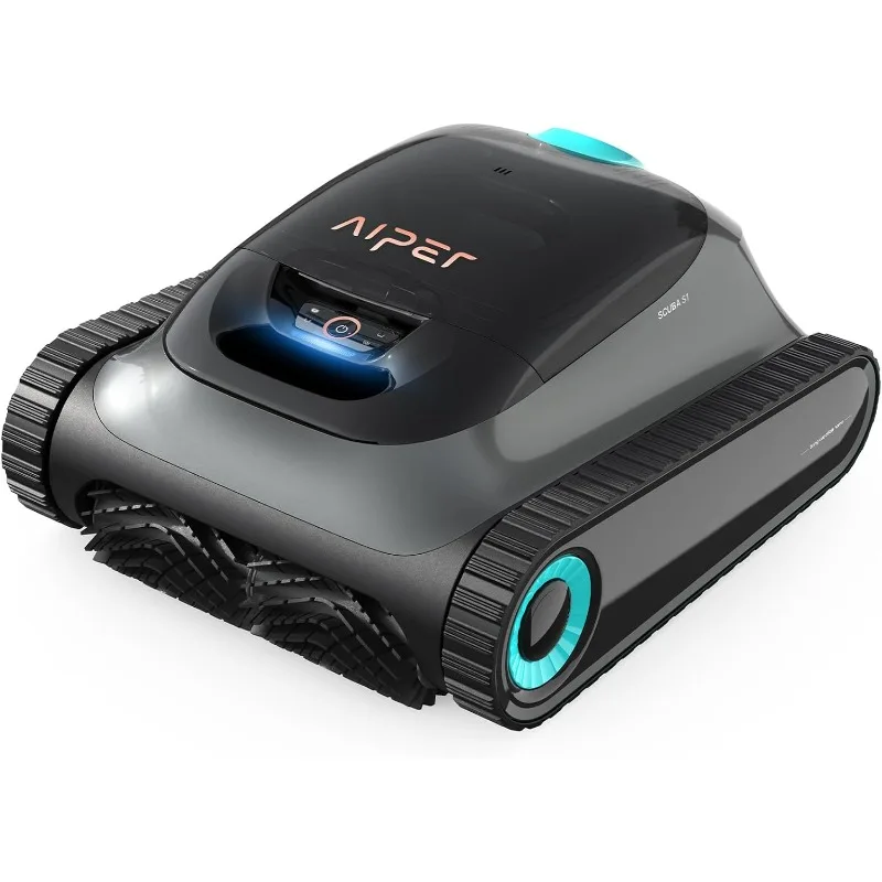 

Scuba S1 Cordless Robotic Pool Cleaner, Pool Vacuum for Inground Pools, Wall and Waterline Cleaning, Smart Navigation for Pools