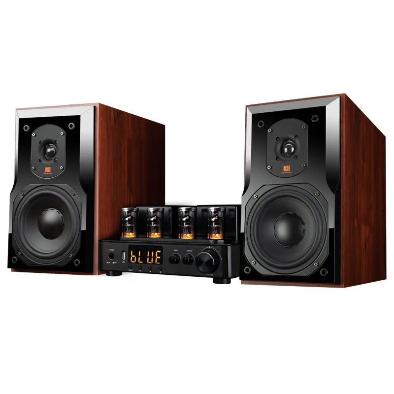Mini combination stereo HIFI fever tube double ring cow bile machine set power amplifier stereo, Bluetooth U disk