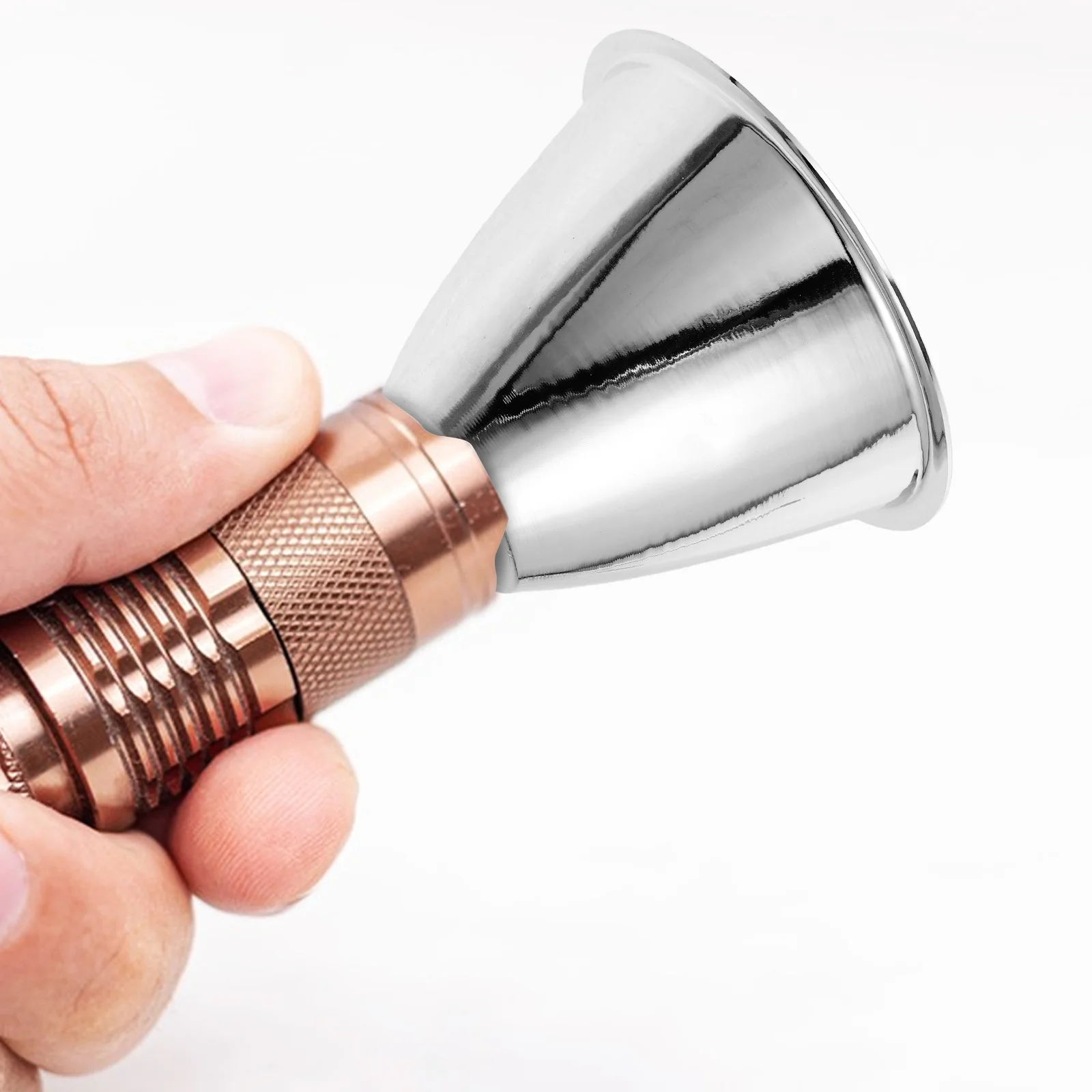 

Metal Flashlight Reflector Cup Replacement Part for Outdoor Adventure Spotlight Lighting Fixture Accessory Metal Reflector Cup