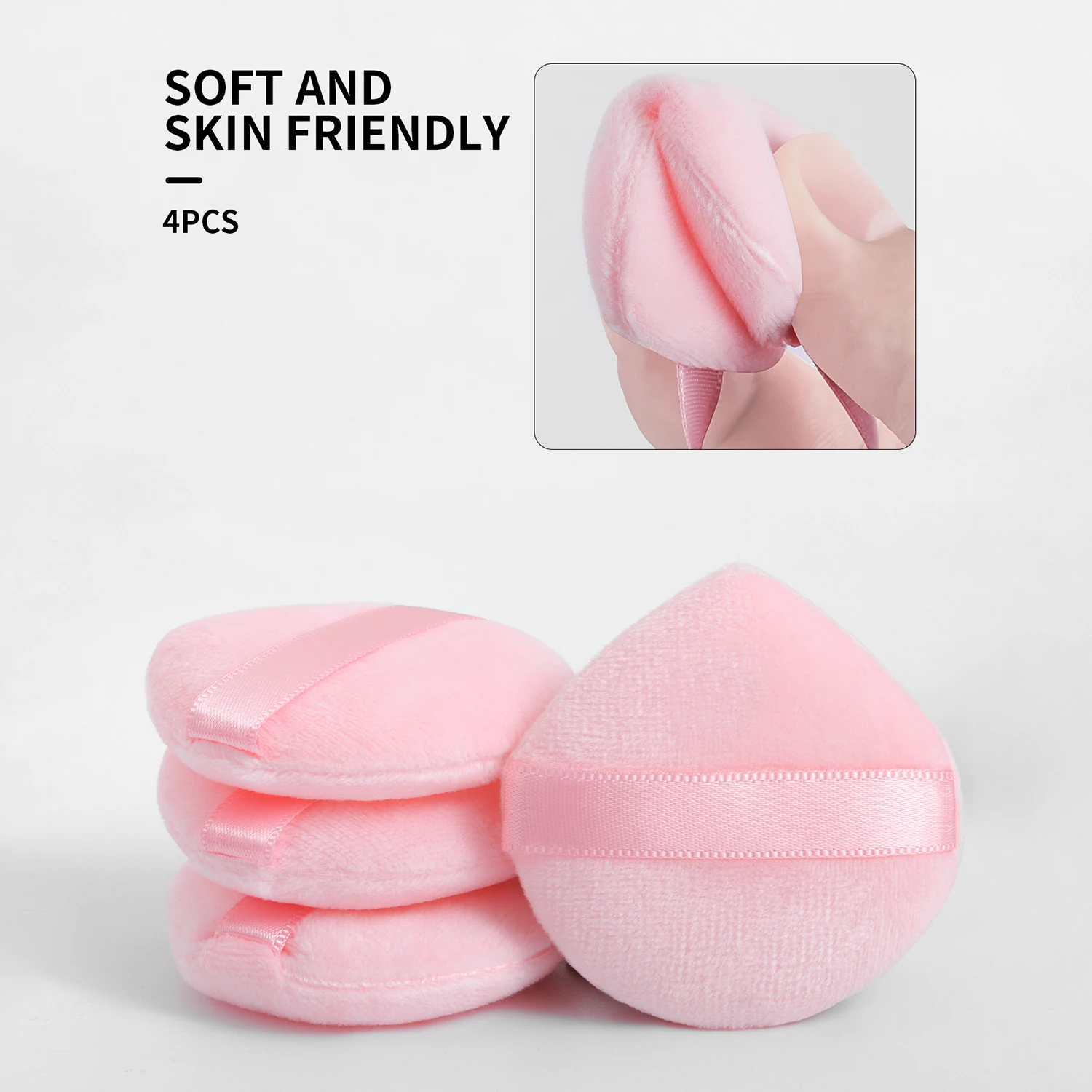 หยดน้ํารูปความงามไข่แป้งพัฟหลวมการตั้งค่าฟองน้ํารูปร่าง Foundation ผสมฟองน้ําความงาม Liquid ครีมและแป้ง