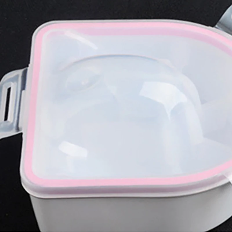 مسمار الفن Soaker السلطانية طبقة مزدوجة مانيكير مسمار غسل اليد السلطانية رشاقته دائم معلقة العناية بالأظافر Soaker السلطانية أدوات تنظيف الأظافر