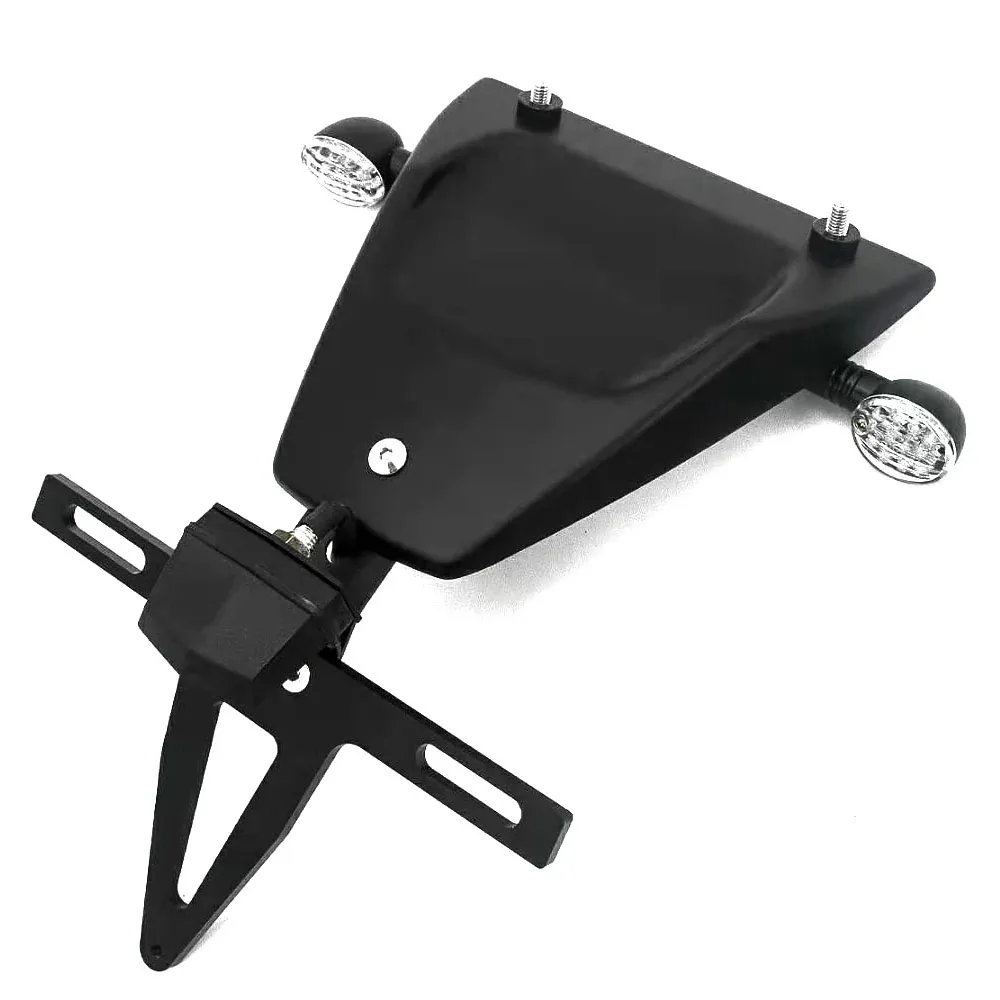 New  For Brixton Crossfire 500 Retro Cushion Cover Rear Mudguard License Plate Light License Plate Bracket Turn Light Assembly