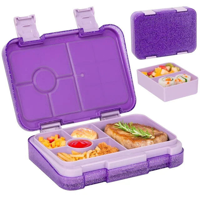 Entzückende Kinder-Lunchbox für Studenten, mikrowellengeeignet, Reise-Bento-Box, Halloween-Behälter, tragbar, auslaufsicher, Obstsalat, Bento-Box
