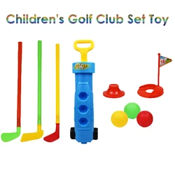 Çocuk oyuncakları Golf seti taşınabilir Yard Golf oyuncak seti çocuklar için ebeveyn-çocuk etkileşimi oyuncak seti yürümeye başlayan çocuklar için çim bahçe