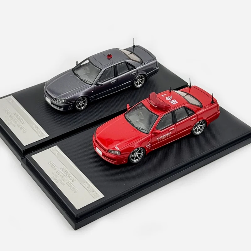 Mortal Diecast 1:64 Skala Nissan ER34 SKYLINE 25GT Alloy Symulacja modelu samochodu Kolekcja Wyświetlacz Pokaż prezent Ozdoba