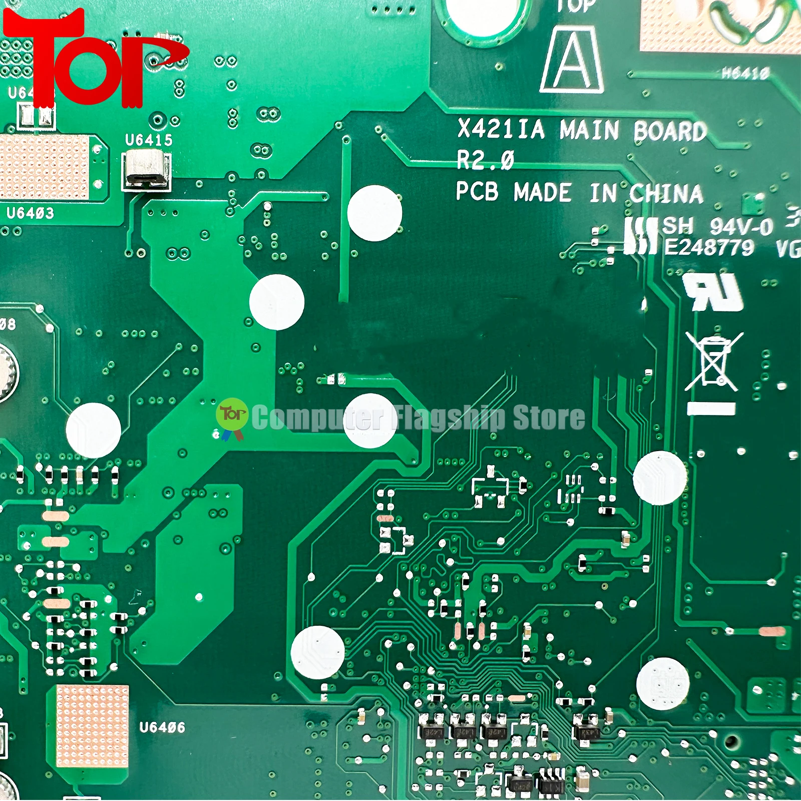 Imagem -06 - Mainboard para Asus Vivo Book X421iay X521ia Laptop Placa-mãe com R54500u R7-4500u 8gb 16gb Ram 100 Teste ok X421ia