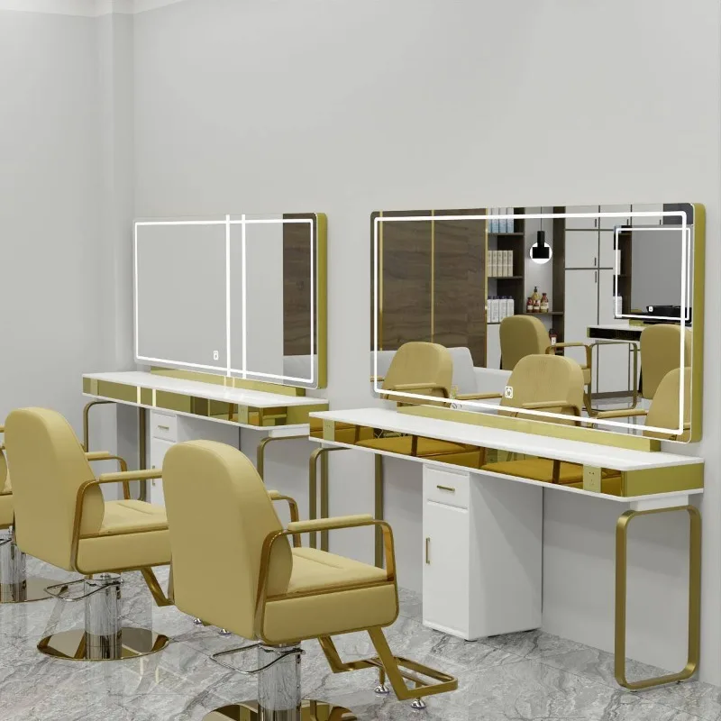 Meistverkaufter Beauty Mirror Salon Station Friseur LED Salon Makeup Mirror