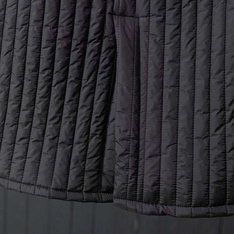 暖かい冬用スカート ホットセール 2026 FLHJLWOC ブランド 新年 女性 日本 ガールズ レトロ ヴィンテージ ポケット付き スリット入り ブラック ロング 厚手スカート