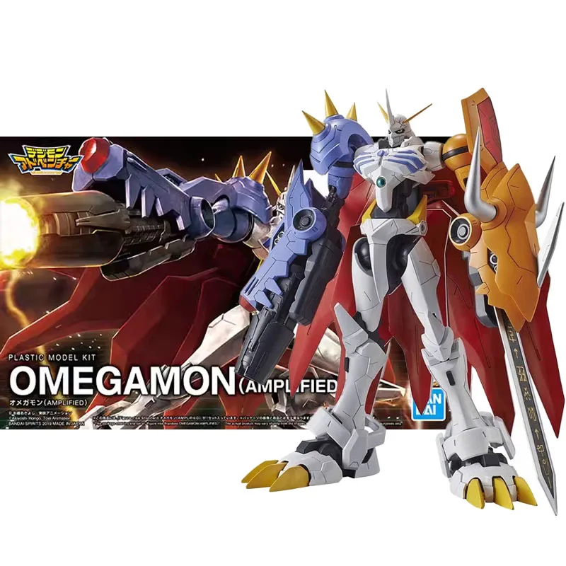 

BANDAI DIGIMON ADVENTURE Assembling Model Digital Monster OMEGAMON 20cm Anime Action Figures Model Kit Christmas Toy Gift