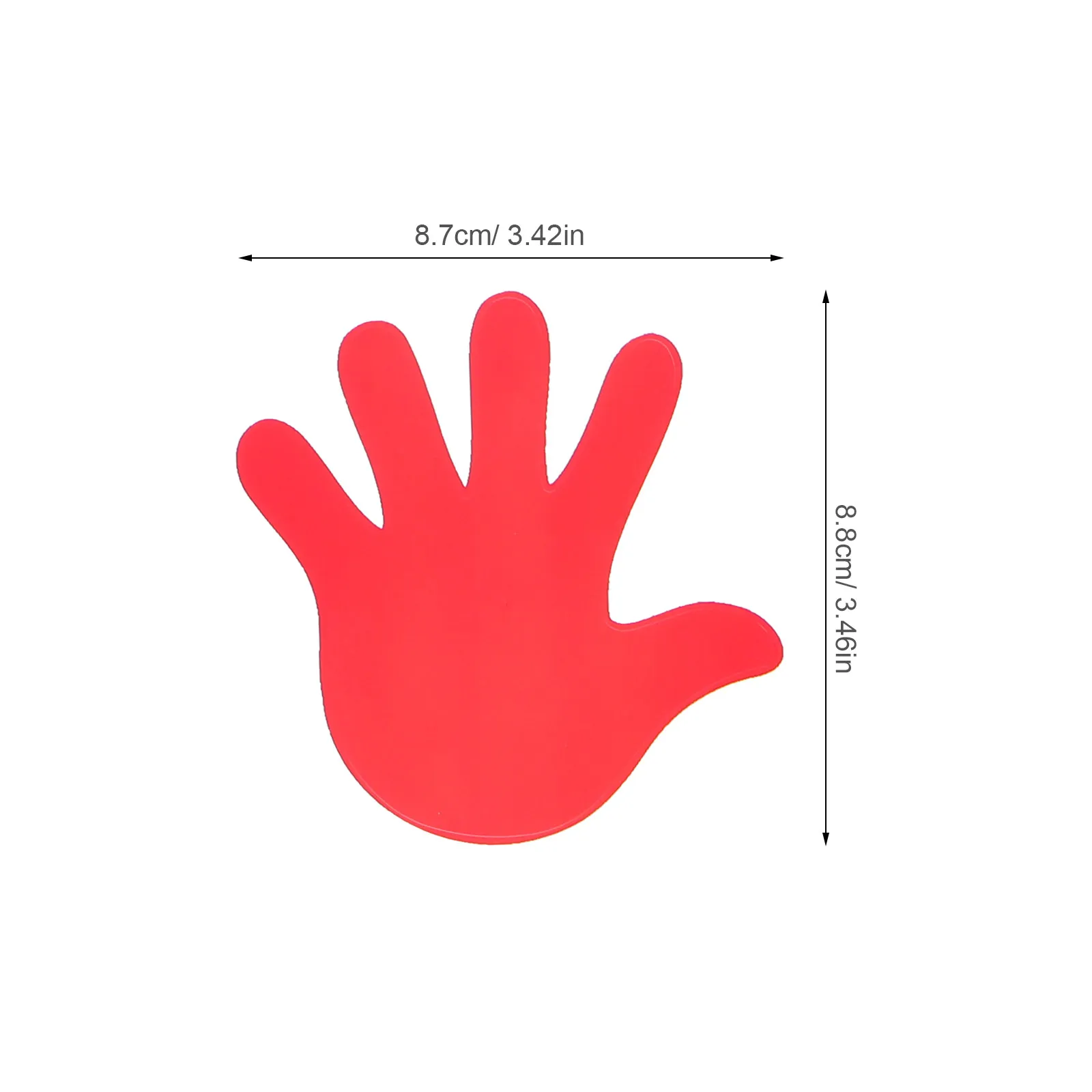 45Pcs Hand Print Floor Stickers Removable Waterproof Easy Clean Peel and Stick Vinyl Flooring Decals for Shower Tub Bathroom
