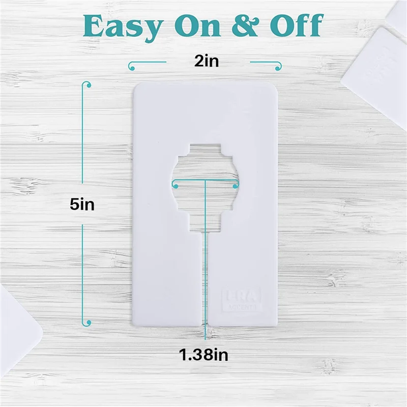ABRS-150 Closet Dividers For Hanging Clothes- Rectangle Clothing Size Dividers,White Closet Divider Set With Marker