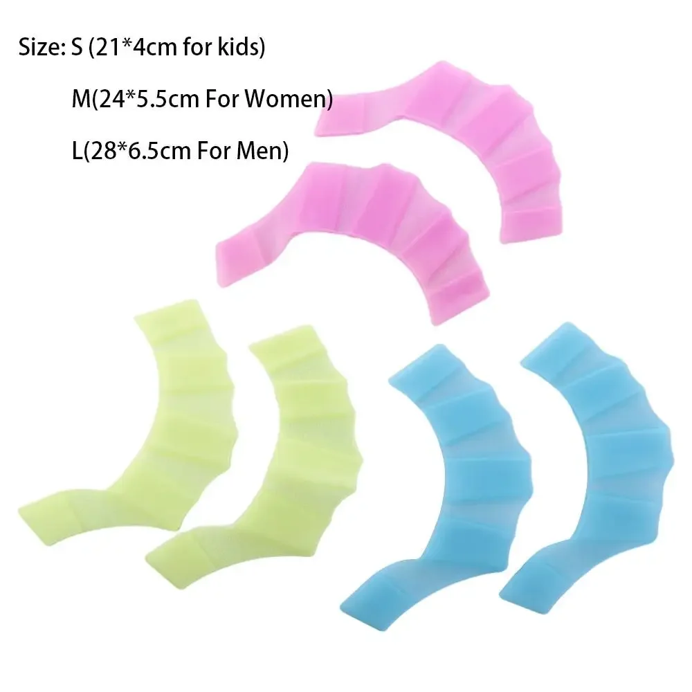 Silikon Schwimmen Training Finger Tragen Frosch Typ Schwimmen Pool Paddel Finger Schwimmhäute Hand Finger Fin Hand Web Schwimmen Flossen – Detail 7