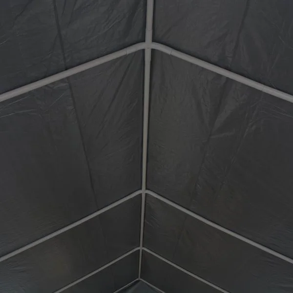 #￥Budget Grey PE Wedding Party Tents  Event Tents with Sidewalls 4 X 8 m