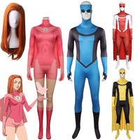 Atom Eve Mark Grayson Cosplay Women Men Costume Invincible Fantasia Woman Halloween Carnival Cloth For Female Disguise Dress Up