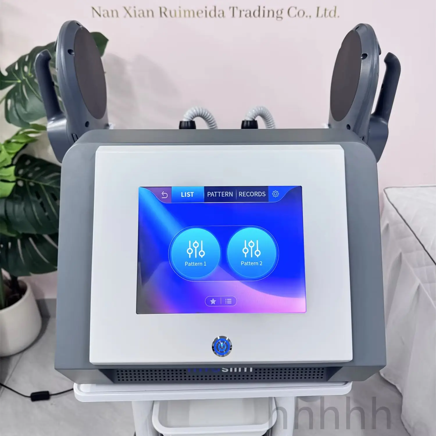 EMS Body Building Machine with RF Fat Removal 2 Handles Muscle Sculpting for Fitness And Wellness Body Muscle Stimula