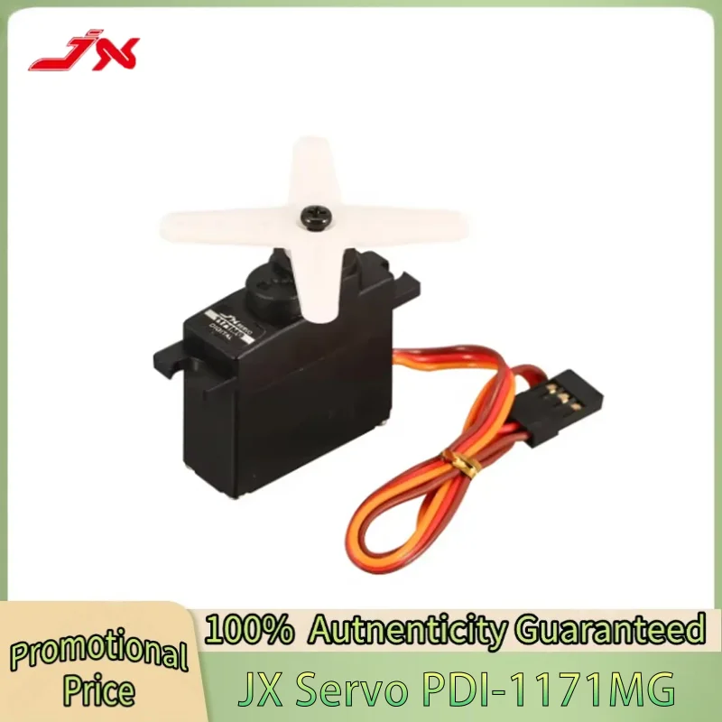 

Good QualityJX PDI-1171MG 17g 3.5kg Torque Metal Gear Core Motor Micro Digital Servo for RC Models