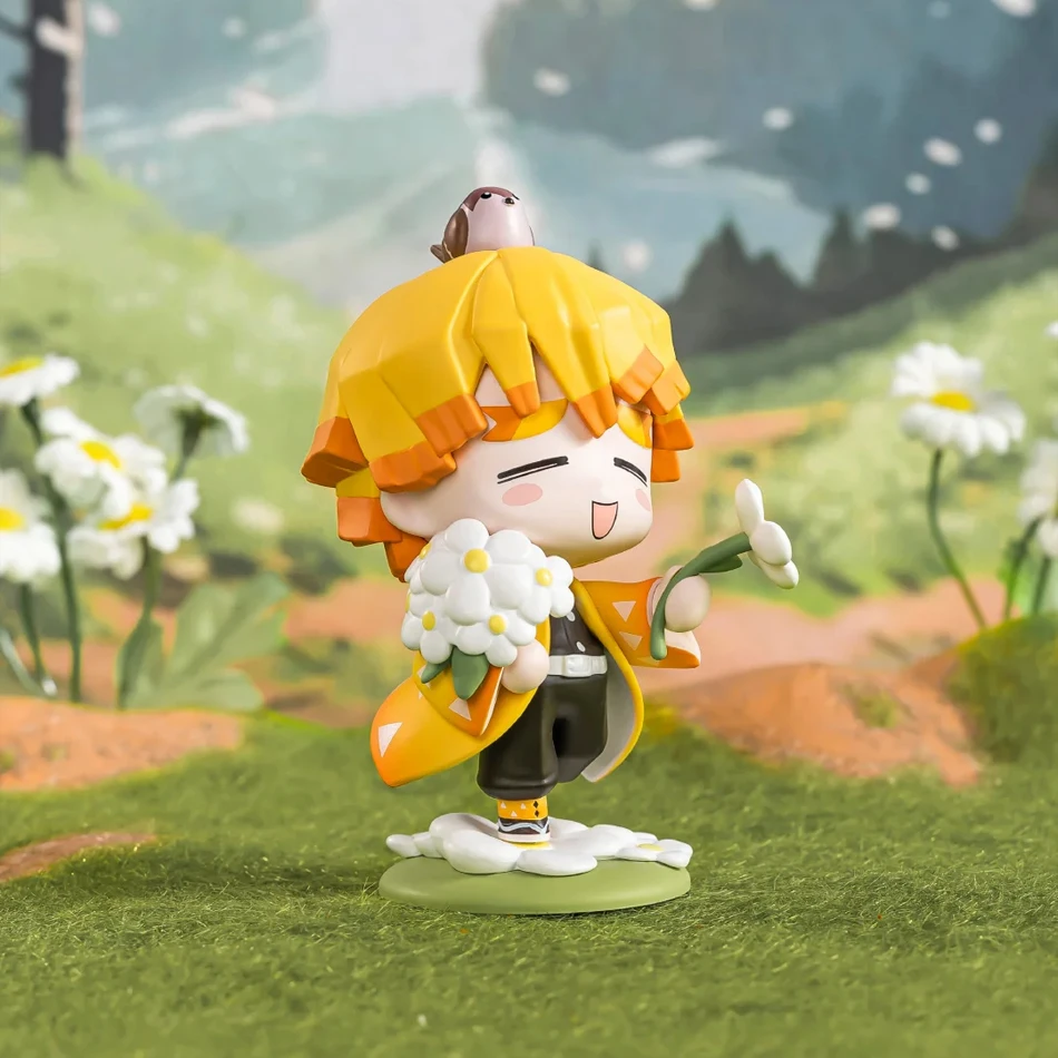 Demon Slayer Blind Box Kamado Nezuko Kanroji Mitsuri Kimetsu No Yaiba Manga Anime Movie Manga figure ornament Surprise Gift