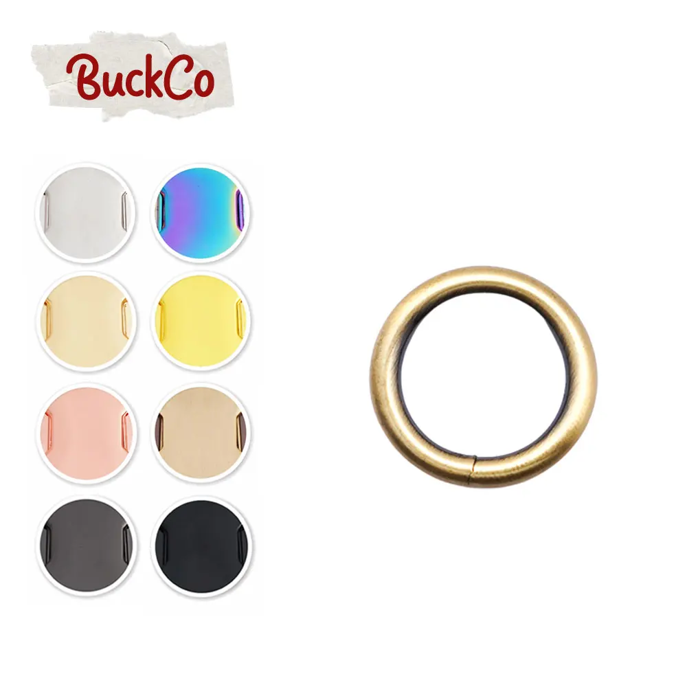 1pc Optional color metal plating ring 30mm hardware accessories for DIY dog collar dog leash backpack with webbing bag