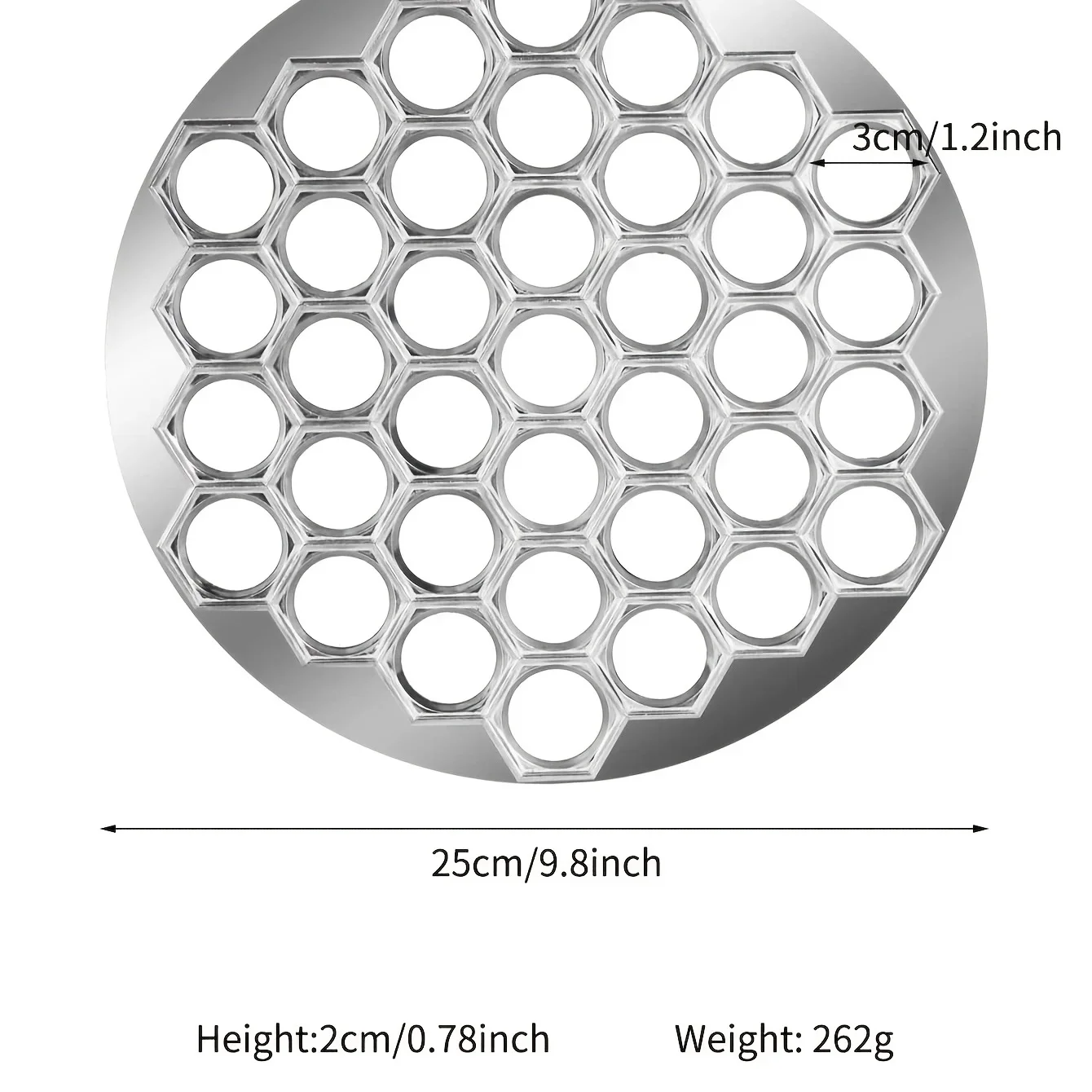 Russian Ravioli Maker Dumplings Mold 37 Holes Aluminum Alloy Pelmeni Metal Dumplings Make Mold Kitchen Ravioli Tools