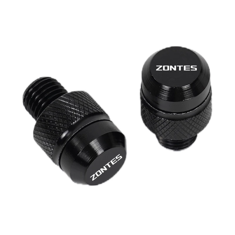 ل Zontes G1 125 ZT125 G1 ZT125U ZT 125 U ZT 310R 310X ZT310 دراجة نارية CNC مرآة ثقب المقابس مسامير البراغي غطاء قبعات #3
