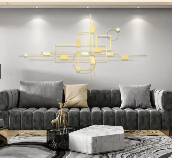Dropshipping Products 2024 Luxury Interior Design Living Room Metal Home Wall Arts Decoration Items for Home House Decor