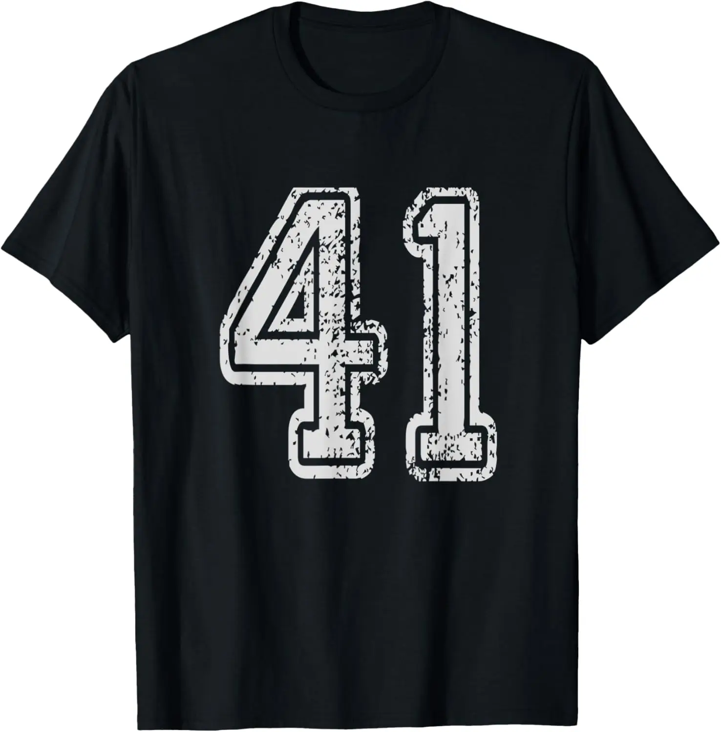 Team Jersey Uniforms Number 41 School Sports 41st Birthday T-Shirt