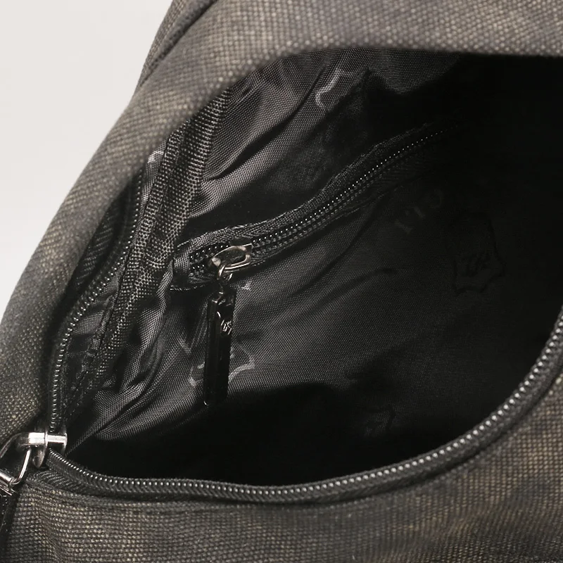 RUIL-Bolso de lona multifuncional para hombre, resistente al desgaste bandolera informal, para exteriores