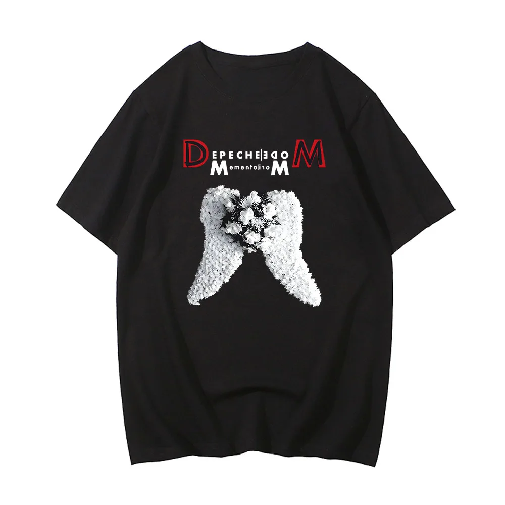 DM DepecheMode Memento Mori T-shirts Ropa Hombre Hip Hop Streetwear Cotton Men Women Summer Tee-shirt Short Sleeve Male Shirts