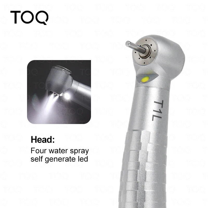 Generador electrónico Dental LED, pieza de mano de alta velocidad, turbina de aire, cabezal estándar B2/M4, kit de Rotor de cerámica, cuatro herramientas de dentista con rociador de agua