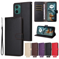 RFID Blocking Wallet Case for Motorola Moto G04 G05 G15 G24 G35 G55 G75 G85 Edge 50 60 Neo Fusion Magnetic Leather Flip Cases