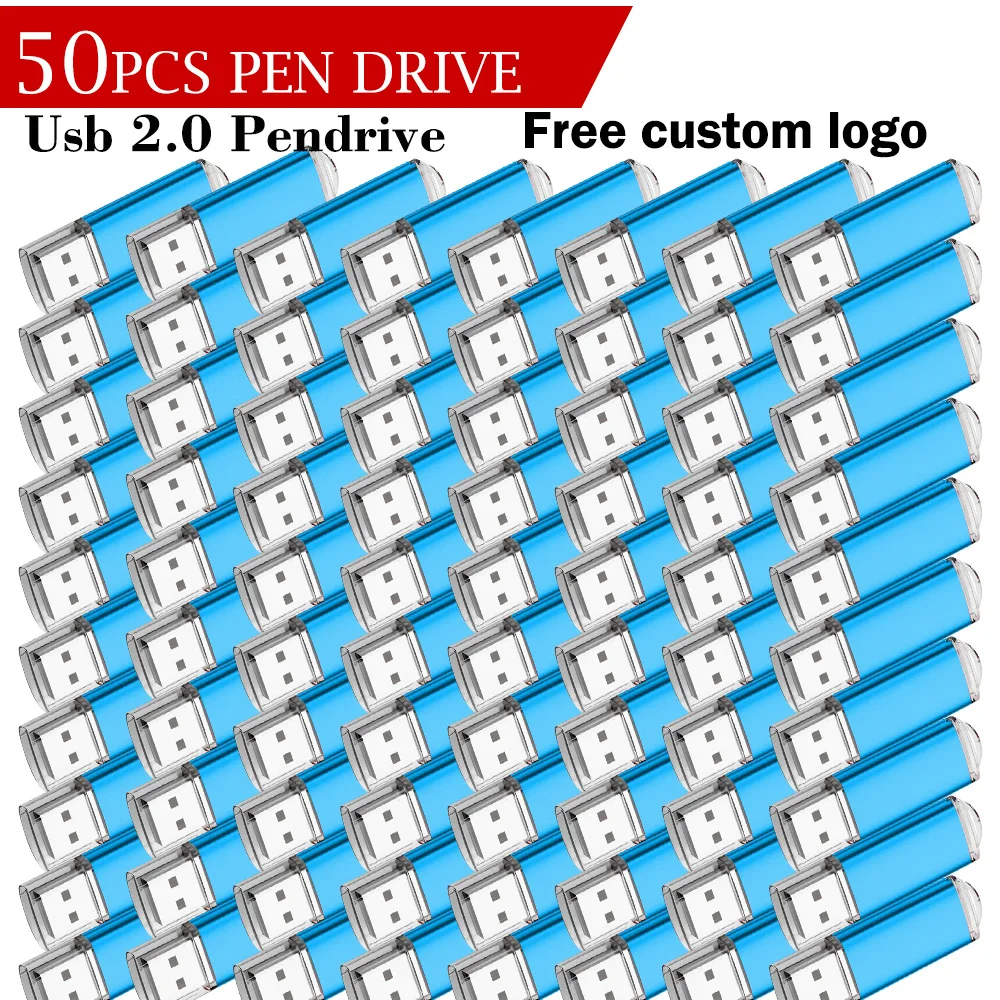 

50PCS/LOT Colour USB Flash Drive Pen Drive 1GB 2GB 4GB 8GB 16GB Pendrive Memory Stick 32GB 64GB USB Stick Gift Free Custom LOGO