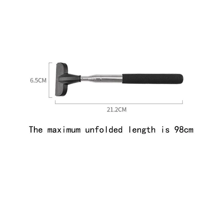 Car Mirror Wiper Portable Retractable Car Rearview Mirror Windshield Brush Glass Cleaning Tool Quickly Clean Water Mist and Dirt