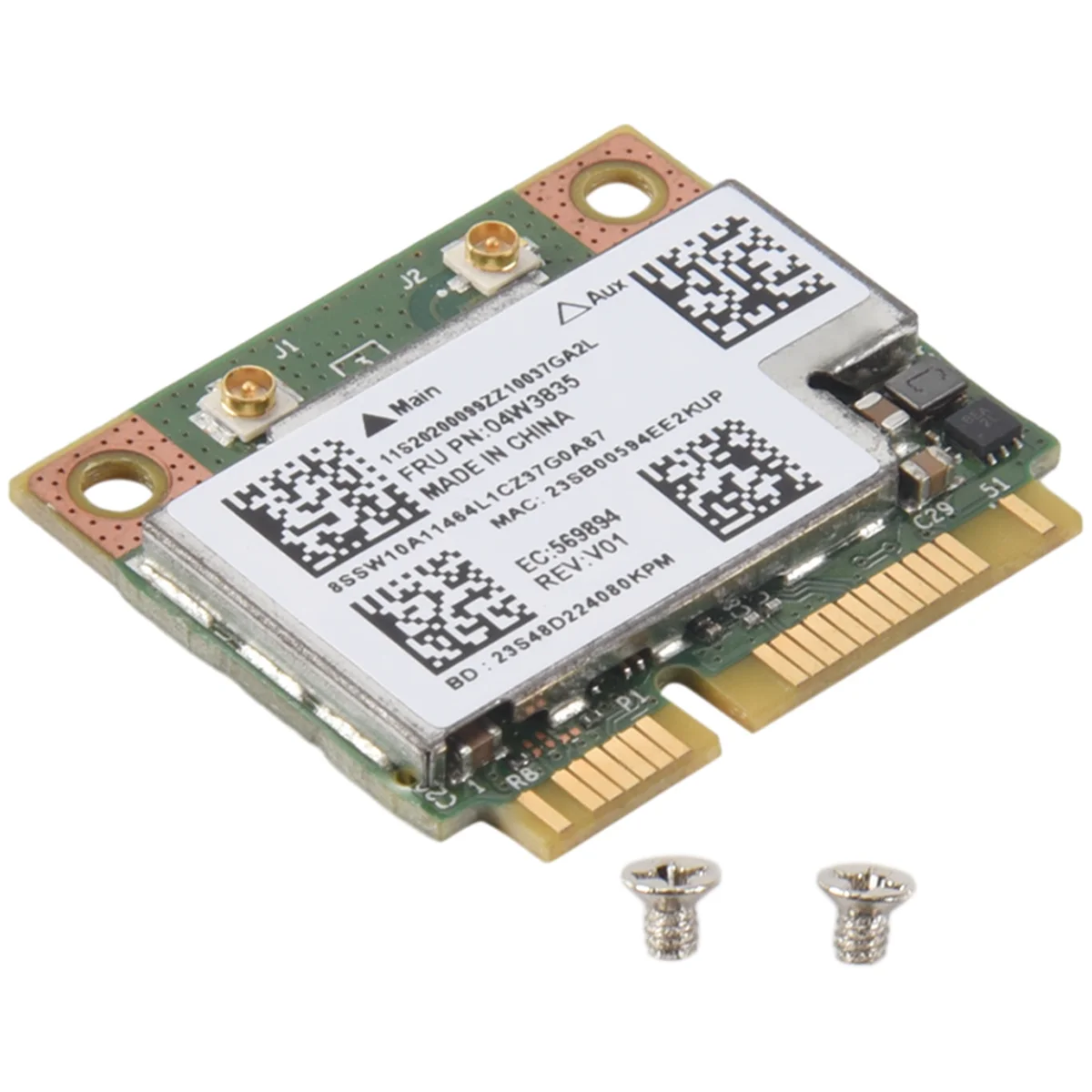 T88C BCM943228HMB 04W3764 WIFI Wireless Bluetooth 4.0 Half MINI PCI-E Card Compact for E130 E135 E330 E335 E530 E535 E430